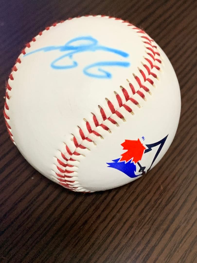 川崎宗則 直筆サインボール MLB ブルージェイズ【試合前練習・本人手渡し】