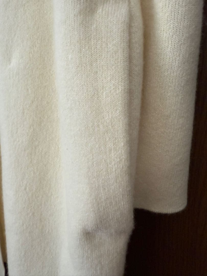 Theory ノーカラージャケット アイボリー