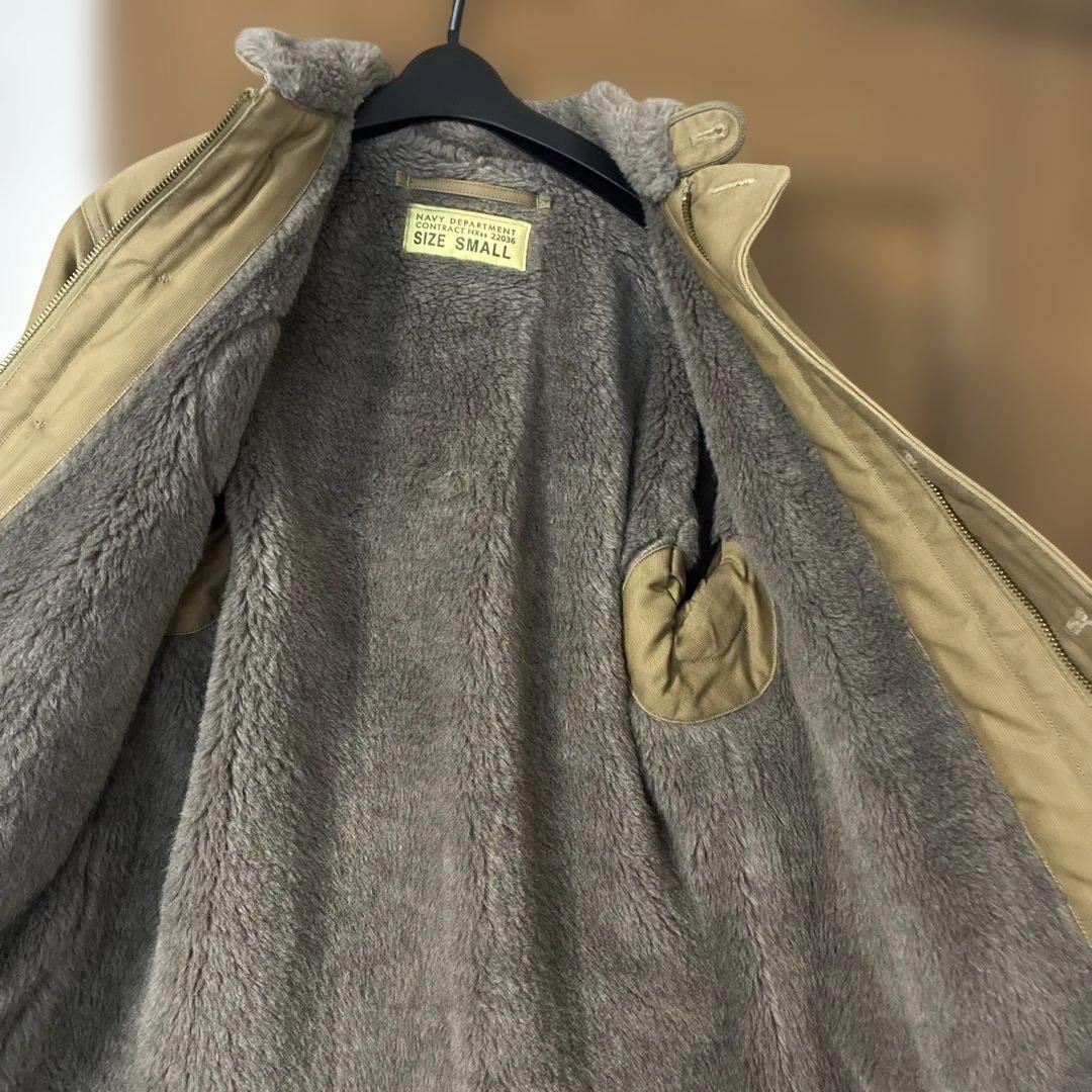 美品バズリクソンズ N-1 U.S. Navy スヌーピー ミリタリージャケット