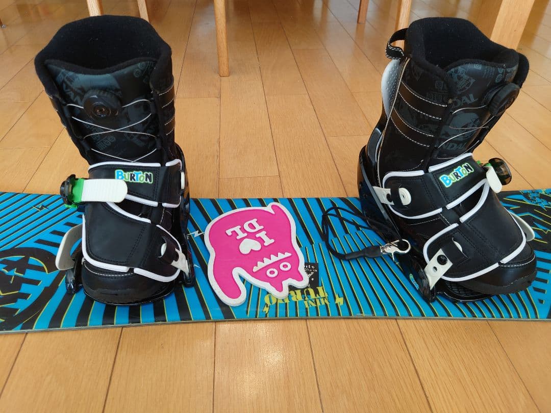 K2ミニターボ110㎝ ブーツ21cm　ビンディングBURTONグロムGROM
