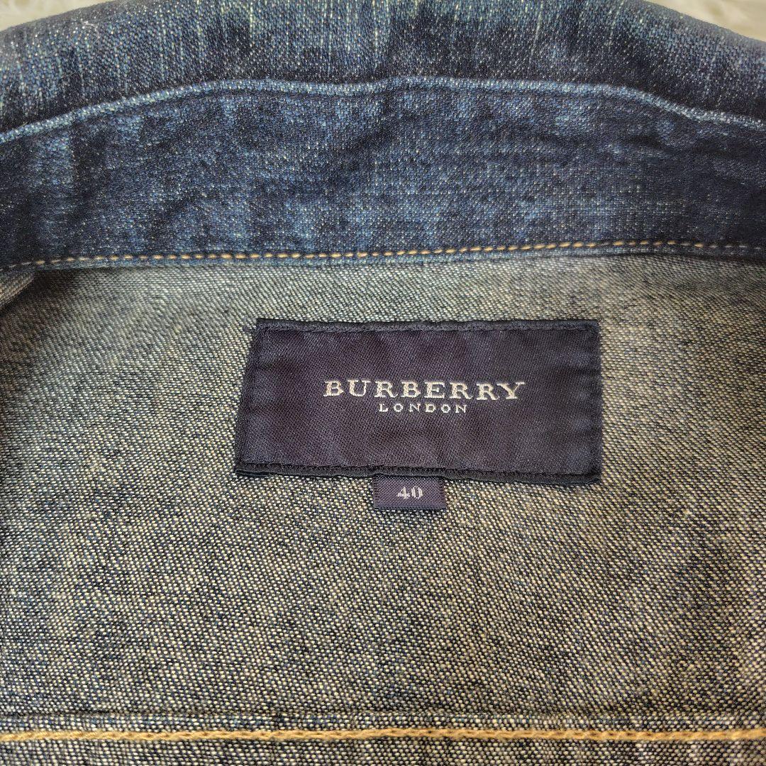聖⭐️子美品 BURBERRY LONDONデニムジャケット ノバチェック