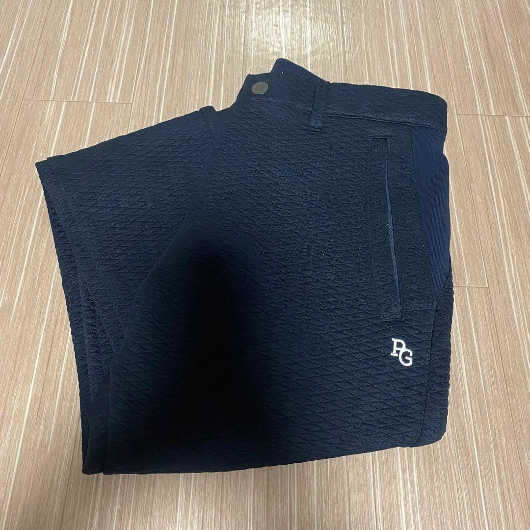 パーリーゲイツ　ロゴキルトジョガーパンツ　サイズM