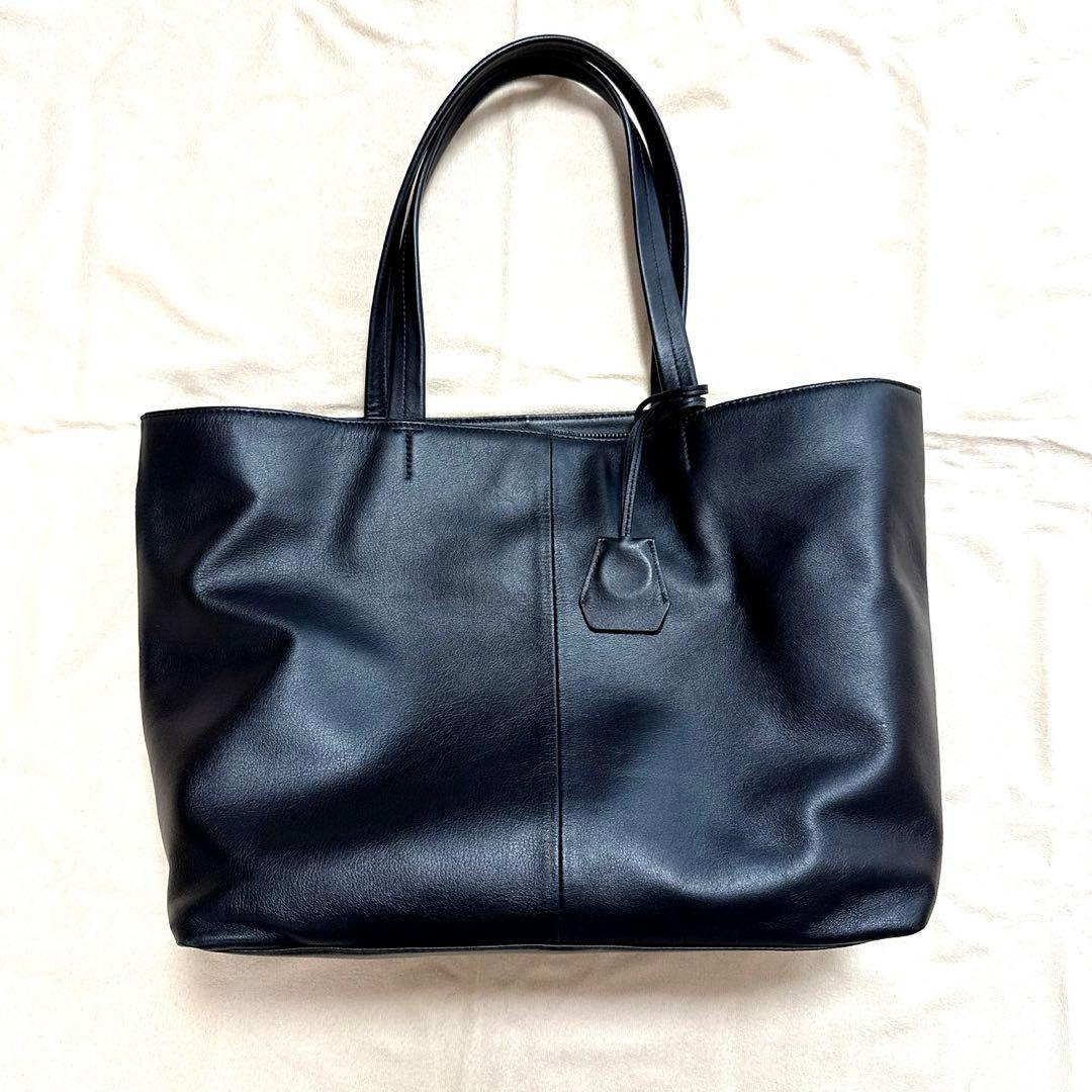 green label relaxing ファンクショナル V2 レザー トート