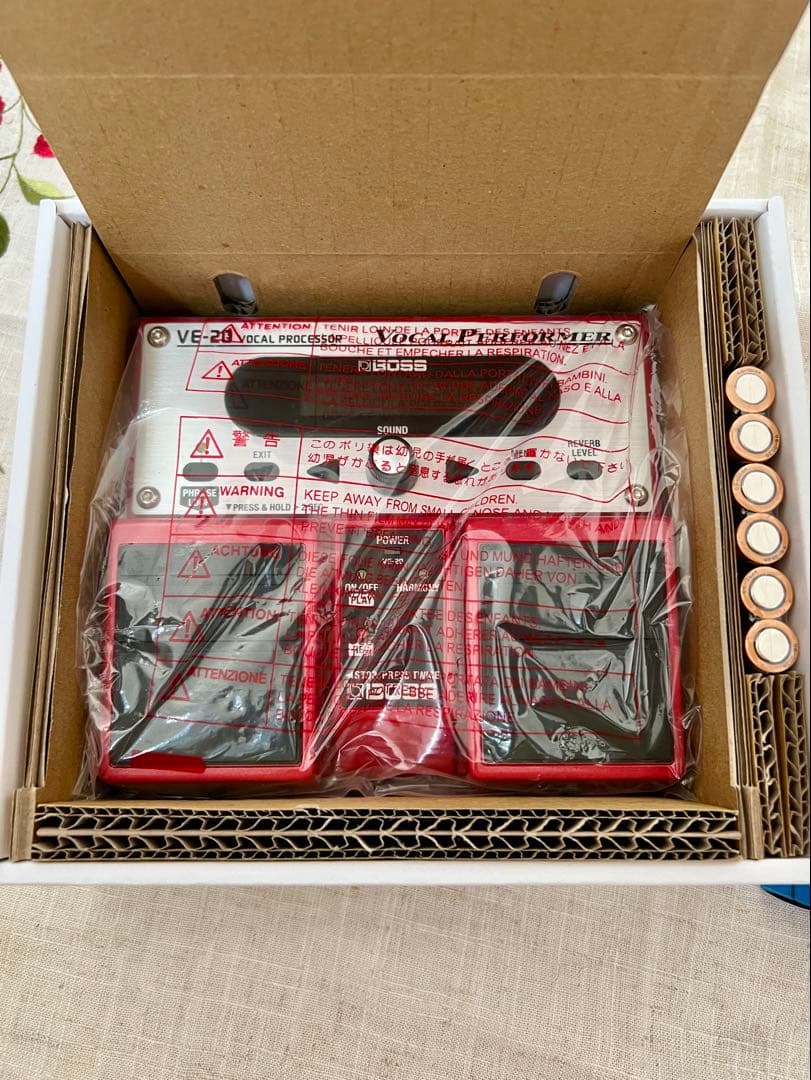 美品！フルセット！BOSS VE-20 ボーカルエフェクター＆アダプター