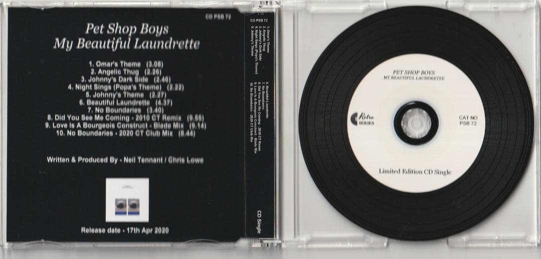Pet Shop Boys　My Beautiful Laundrette　CD
