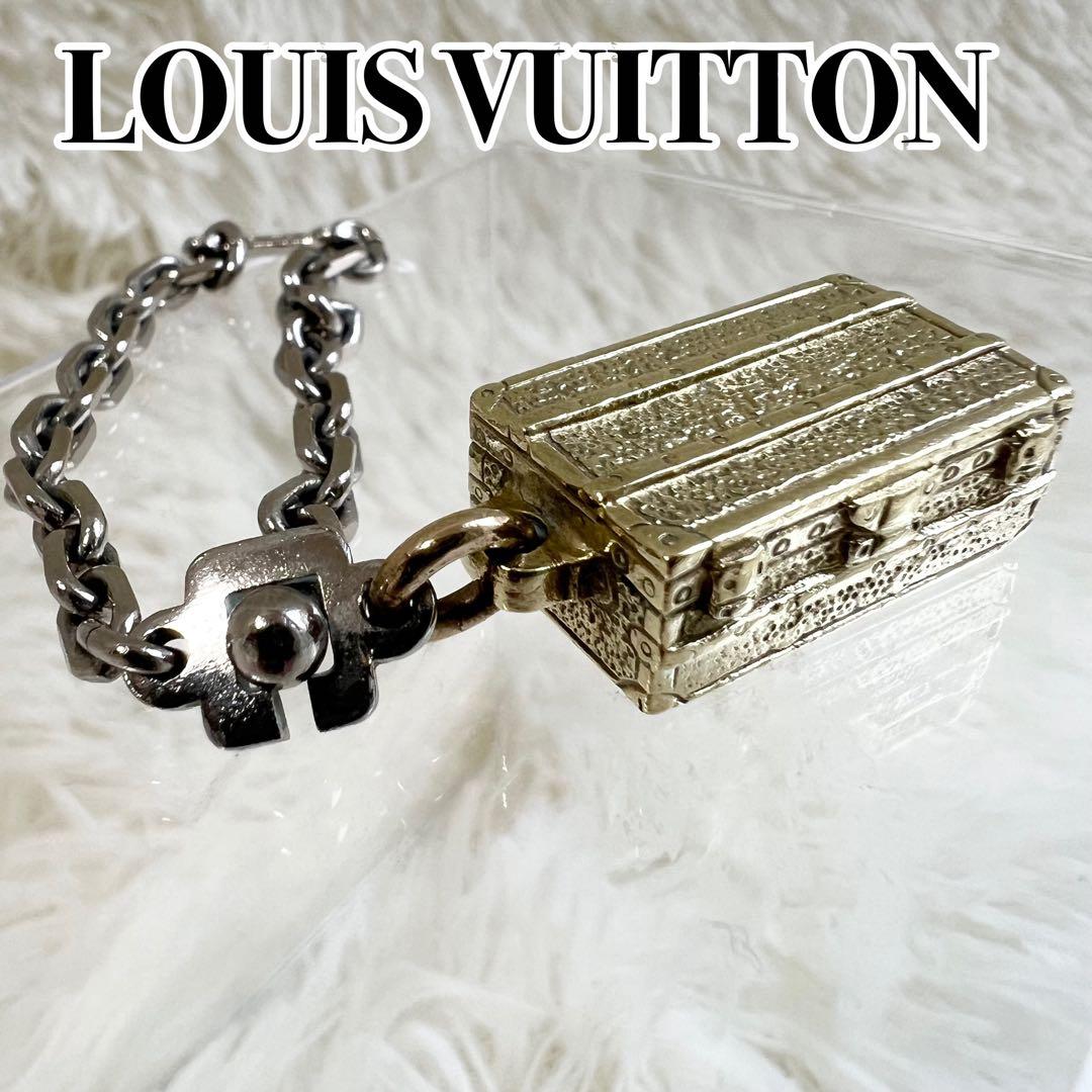【希少】 極美品 LOUIS VUITTON キーホルダー トランク型 LV
