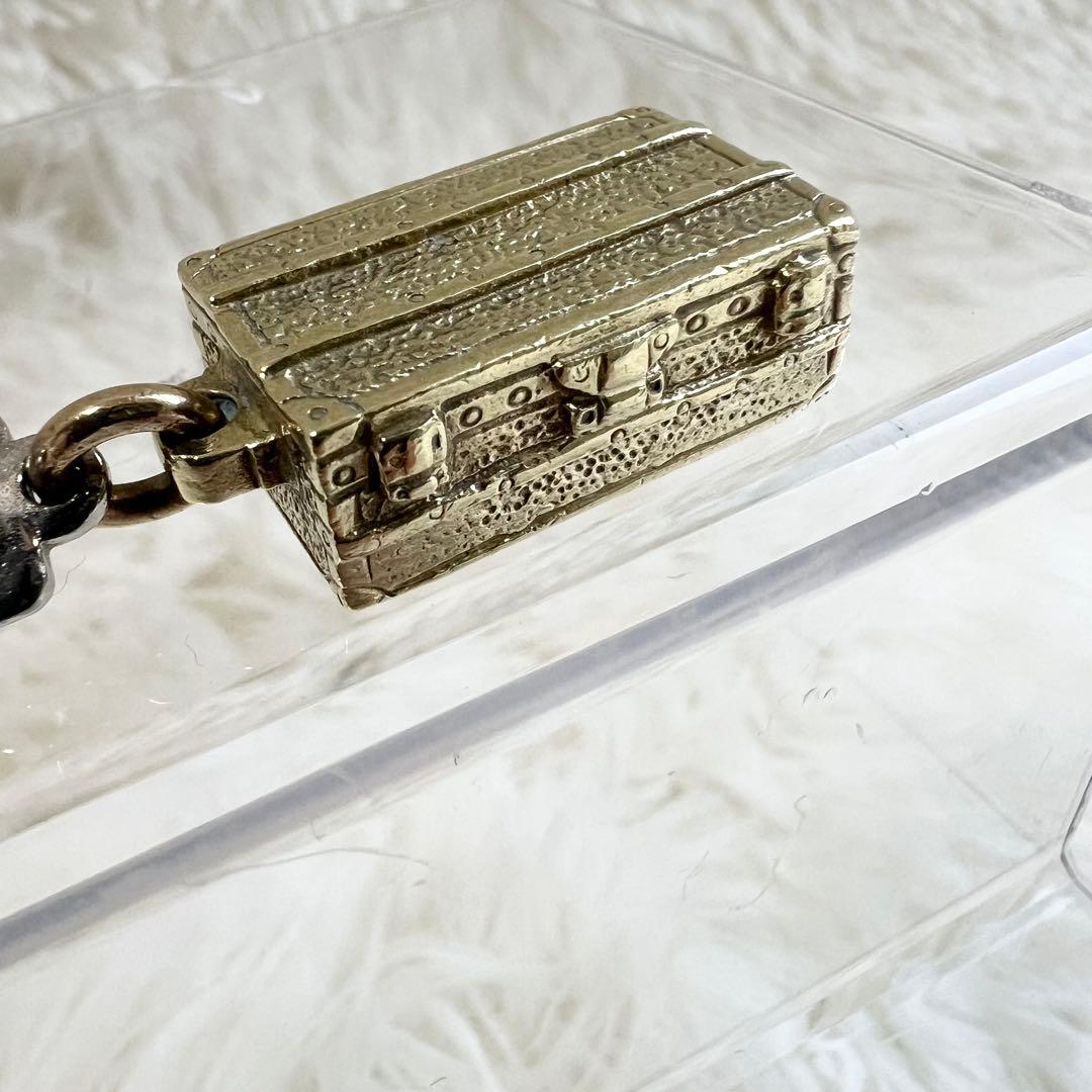 【希少】 極美品 LOUIS VUITTON キーホルダー トランク型 LV