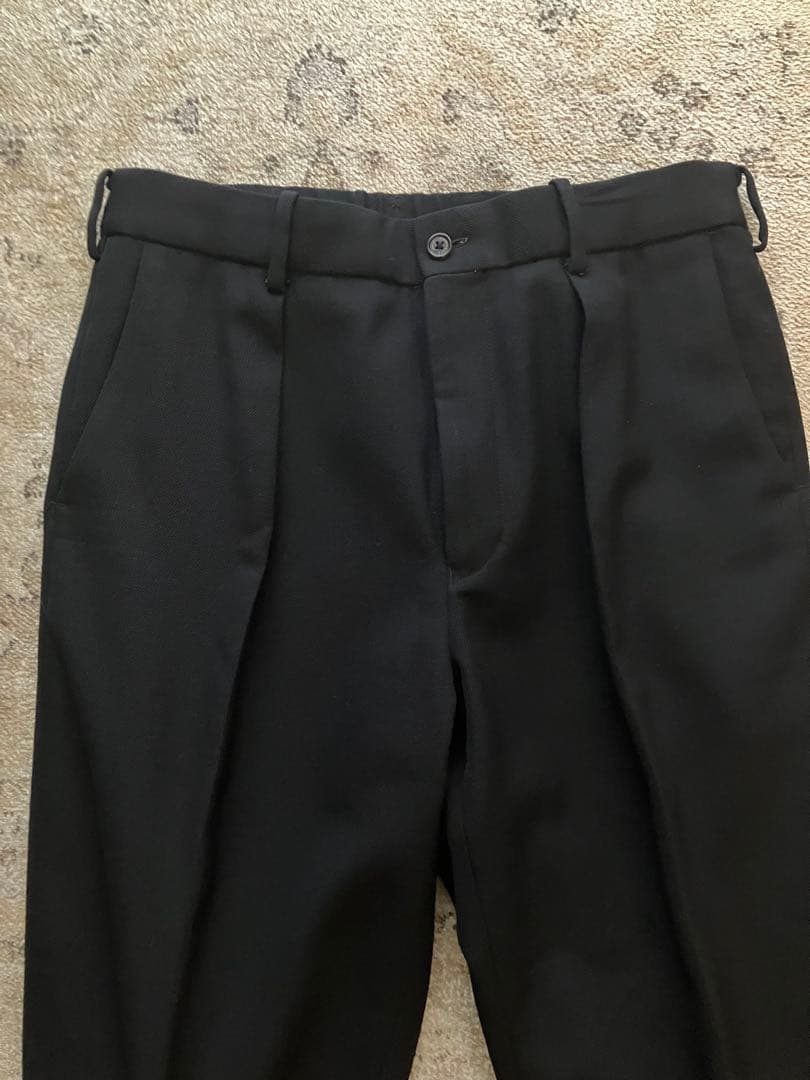 マーカウェア　ペグトップ　オーガニックウールサバイバルクロス　ブラック　サイズ1