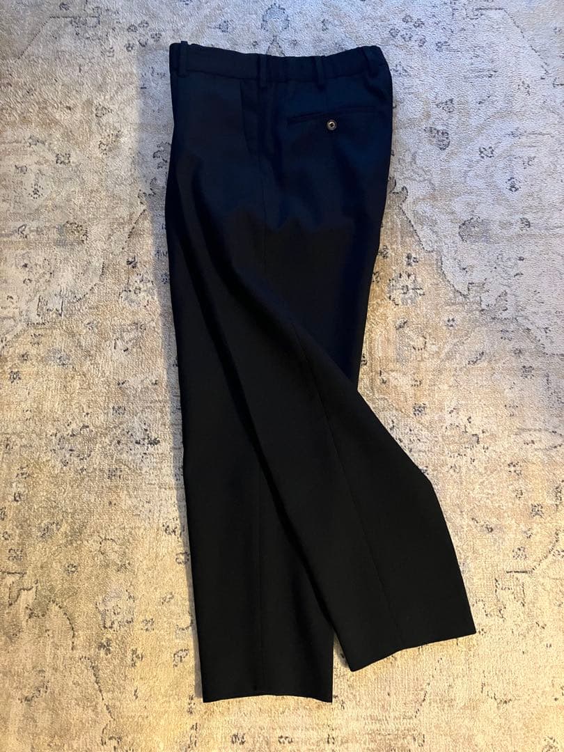 マーカウェア　ペグトップ　オーガニックウールサバイバルクロス　ブラック　サイズ1