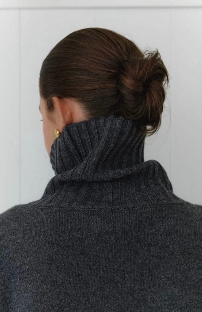 新品♡タグ付きNa.e Wool Poncho ウール ポンチョ gray