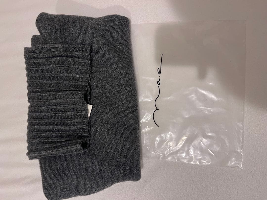 新品♡タグ付きNa.e Wool Poncho ウール ポンチョ gray