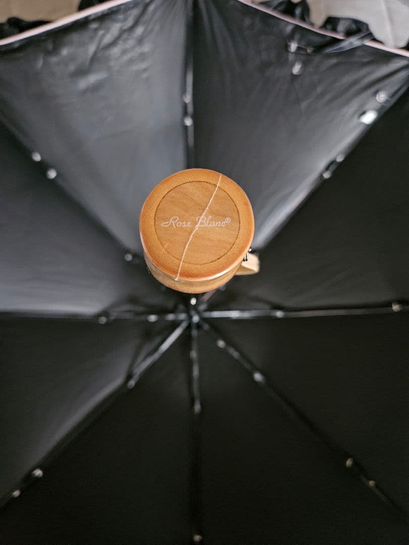 芦屋ロサブラン 日傘 3段折り フリル