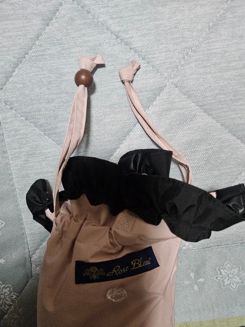 芦屋ロサブラン 日傘 3段折り フリル