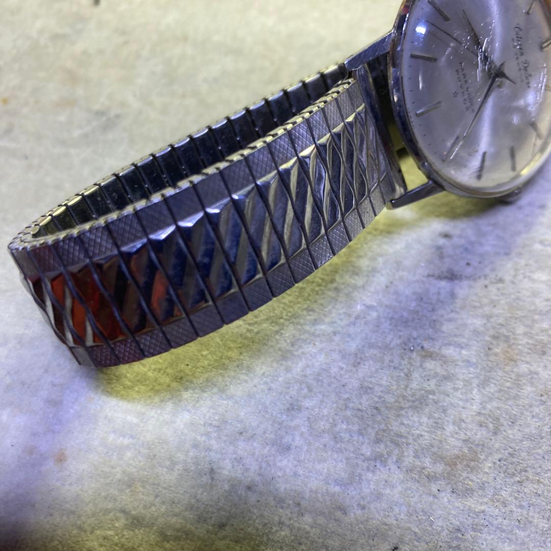 シチズン CITIZEN スーパー デラックス 手巻き シルバー 文字盤