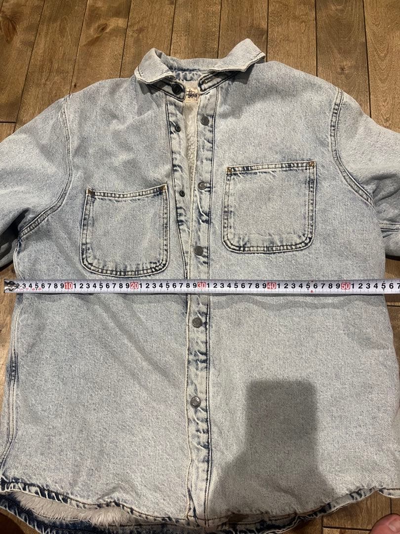 k*i様 Stussy グレー デニムジャケット Mサイズ