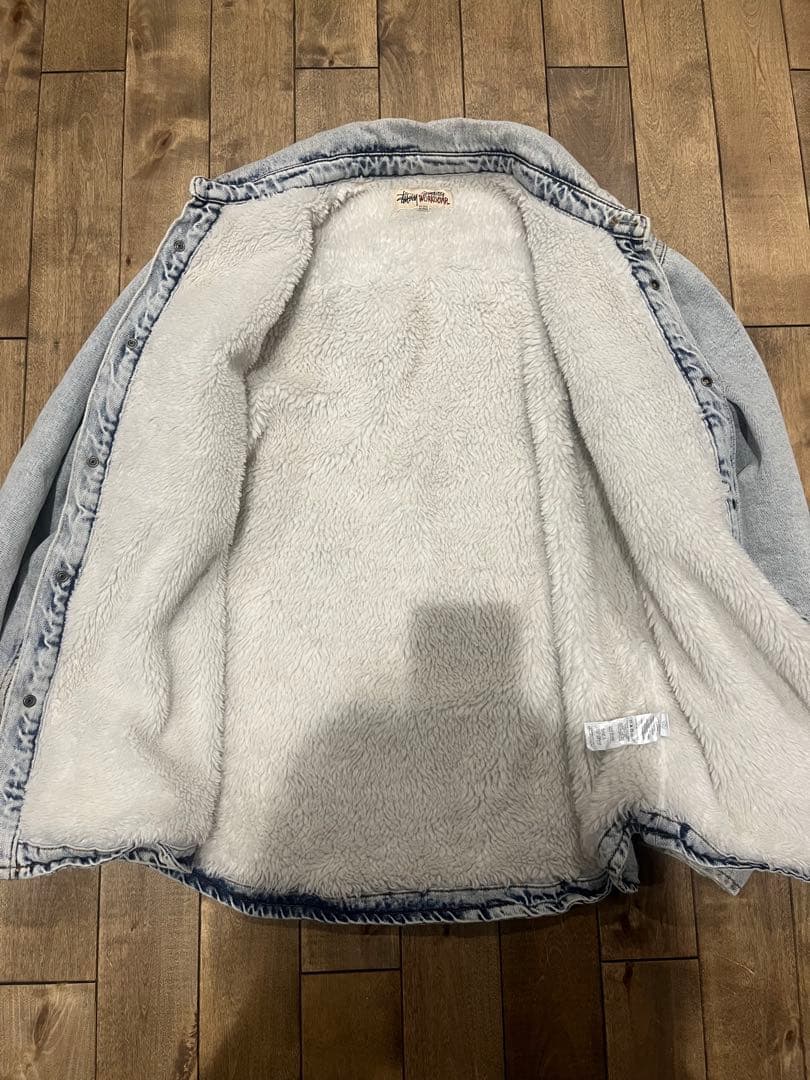 k*i様 Stussy グレー デニムジャケット Mサイズ