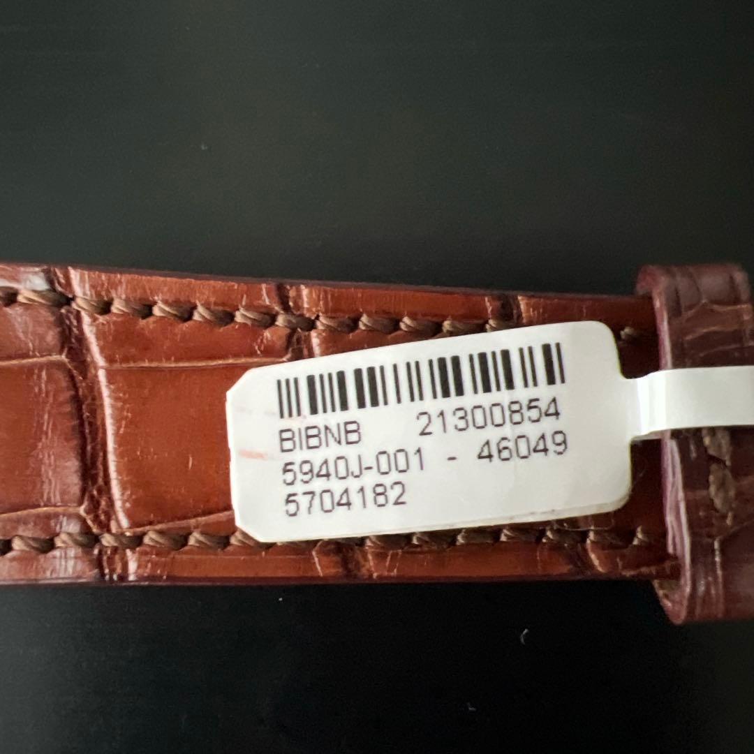 パテックフィリップ　レザーベルト　5940J-001 クロコベルト