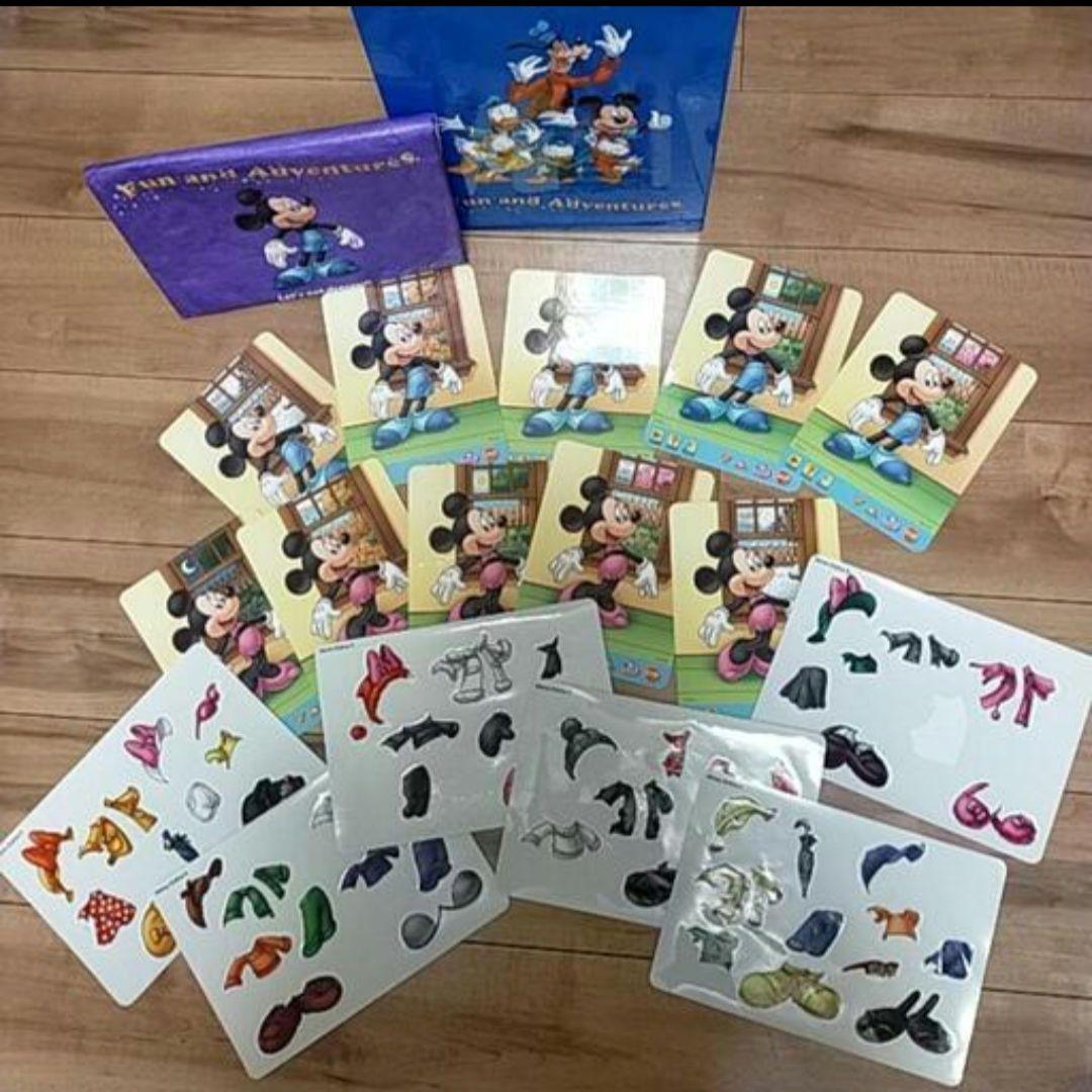 ディズニー英語教材♡ミッキーマジックペンアドベンチャーセット(シール全てあり)