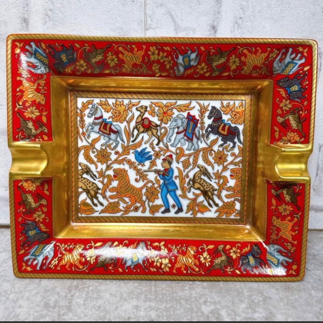 HERMES♡灰皿♡アッシュトレイ♡インドの狩猟