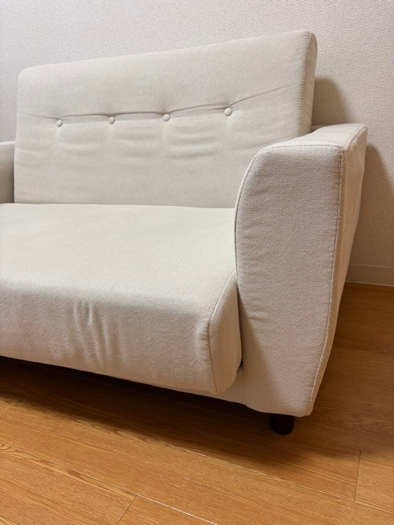 ソファーベッド　ソファー　2人掛け　肘付き