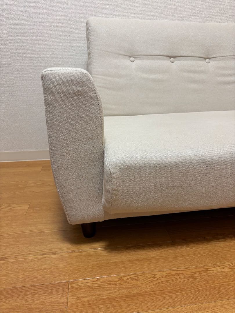 ソファーベッド　ソファー　2人掛け　肘付き