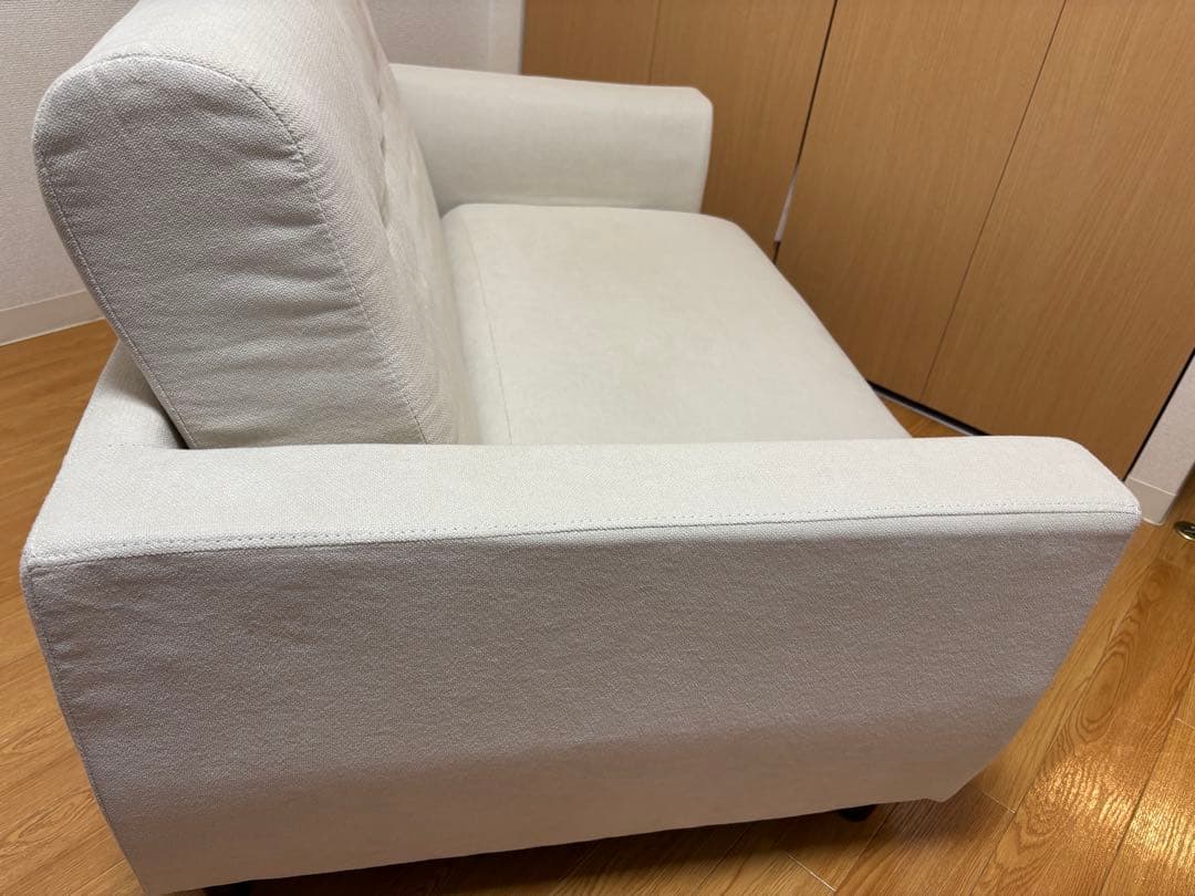 ソファーベッド　ソファー　2人掛け　肘付き