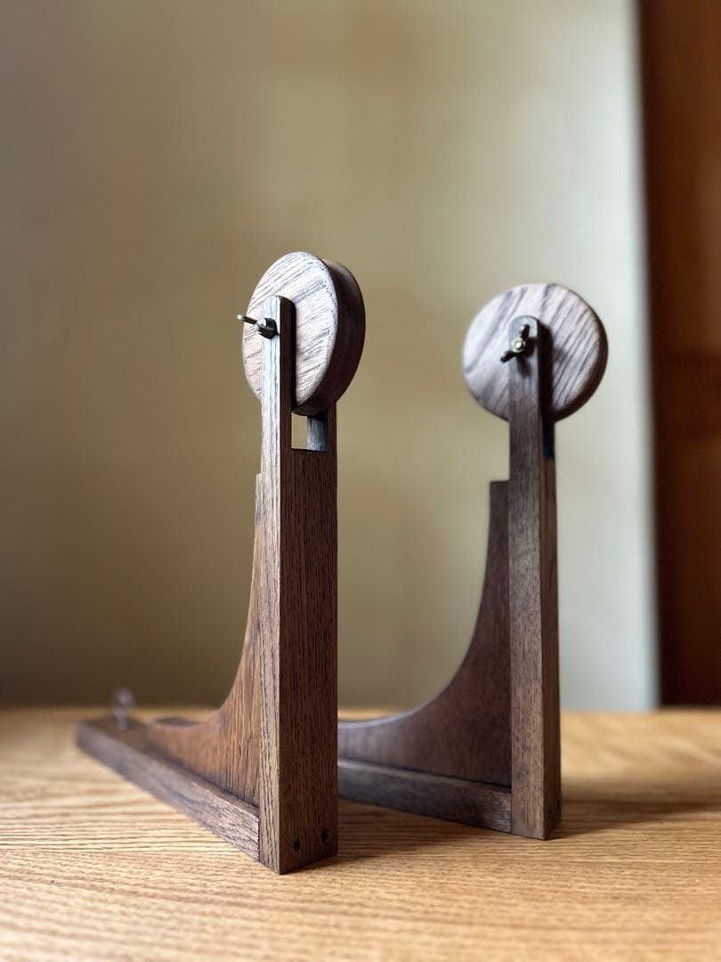 ぽんりん【値下げ✖️】　木製滑車2つセット