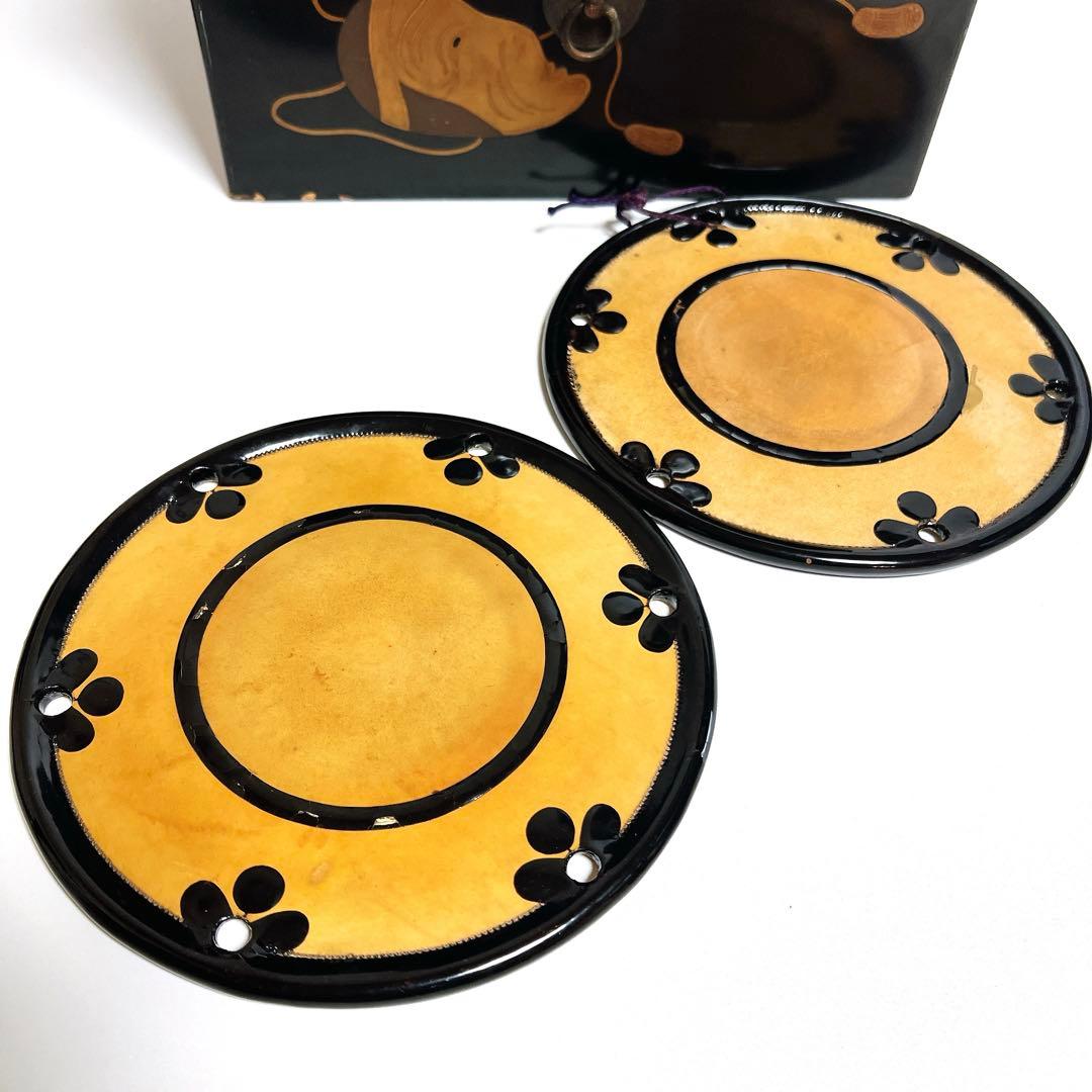 【蔵出し・希少】鼓　蒔絵　小鼓　胴　和楽器　漆塗り　伝統芸能　能 歌舞伎　鳳凰紋