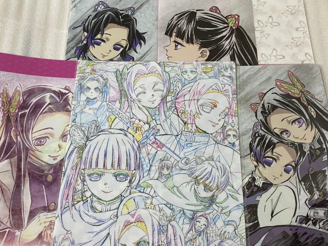 鬼滅の刃　ufotable　胡蝶しのぶ カナエ 栗花落カナヲ ファイル5点セット