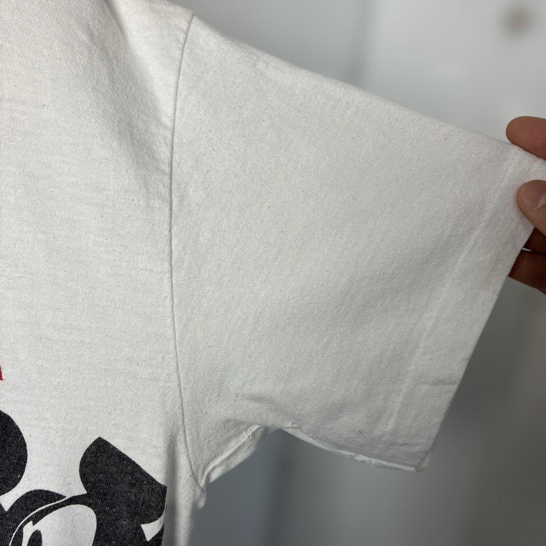 ミッキーマウス Tシャツ アメリカ製USA製　90sホワイト　ジャクソンマティス