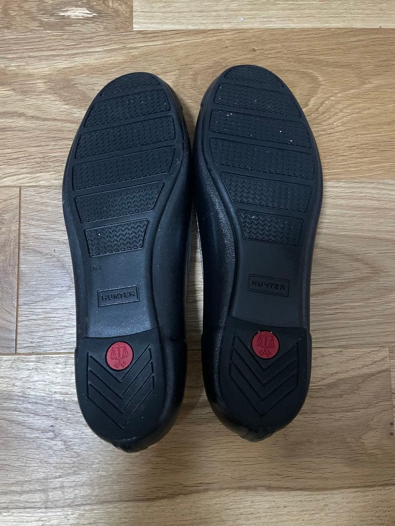 HUNTER アダムエロペ　バレエシューズ