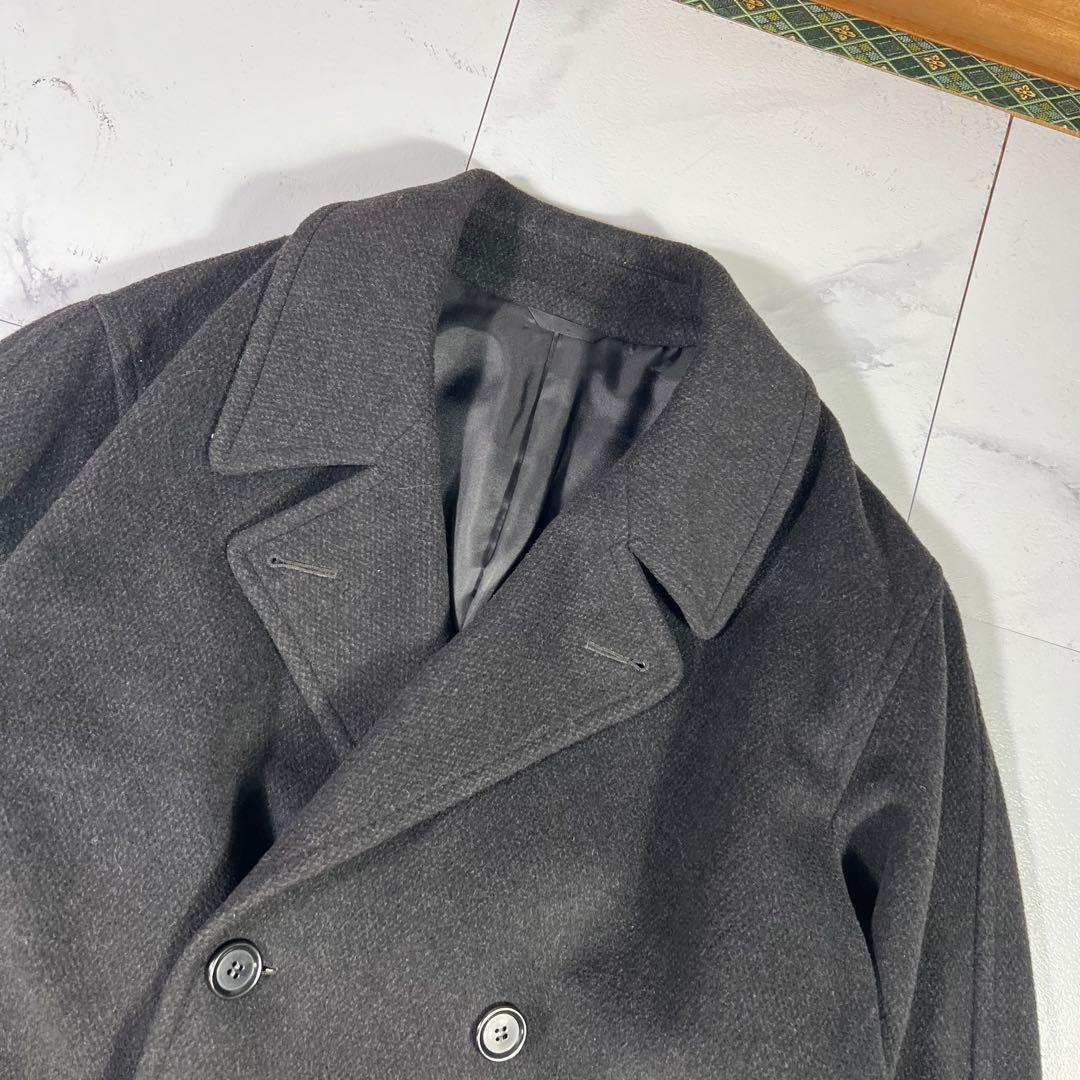 美品 ヨウジヤマモト A.A.R ピーコート ブラック L