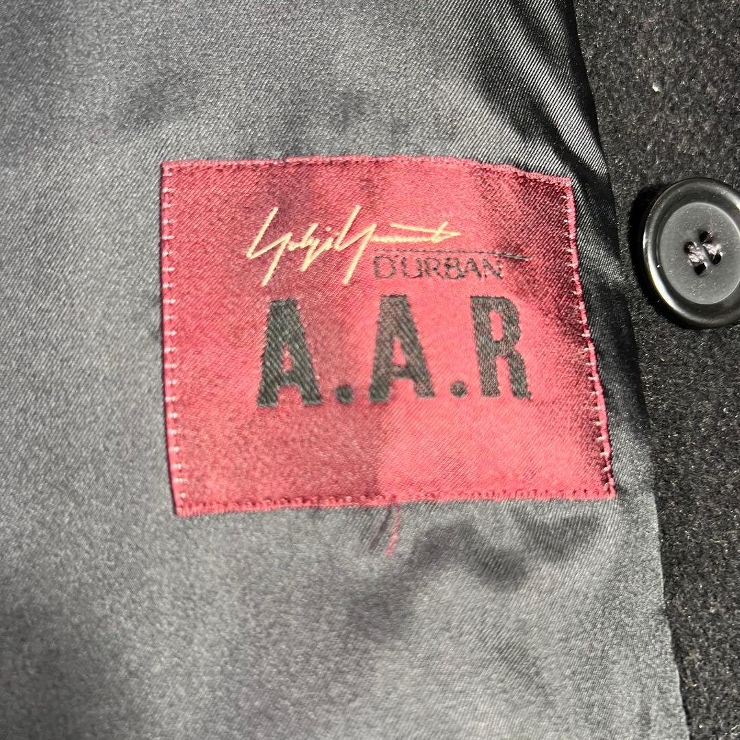 美品 ヨウジヤマモト A.A.R ピーコート ブラック L