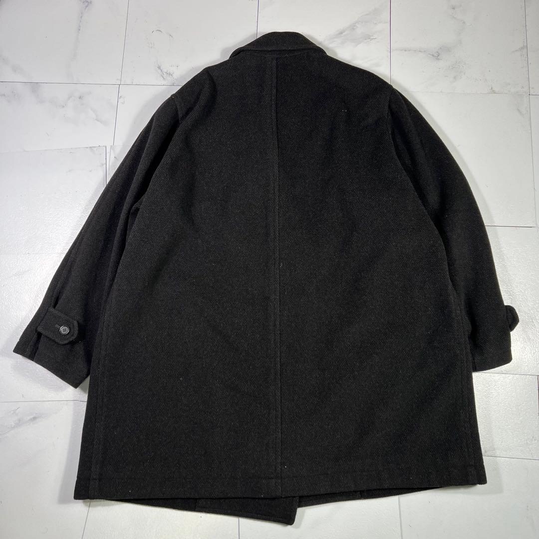 美品 ヨウジヤマモト A.A.R ピーコート ブラック L