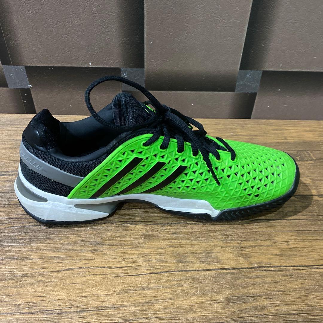 アディダス バリケード８plus錦織圭モデルテニスシューズ25.5cm