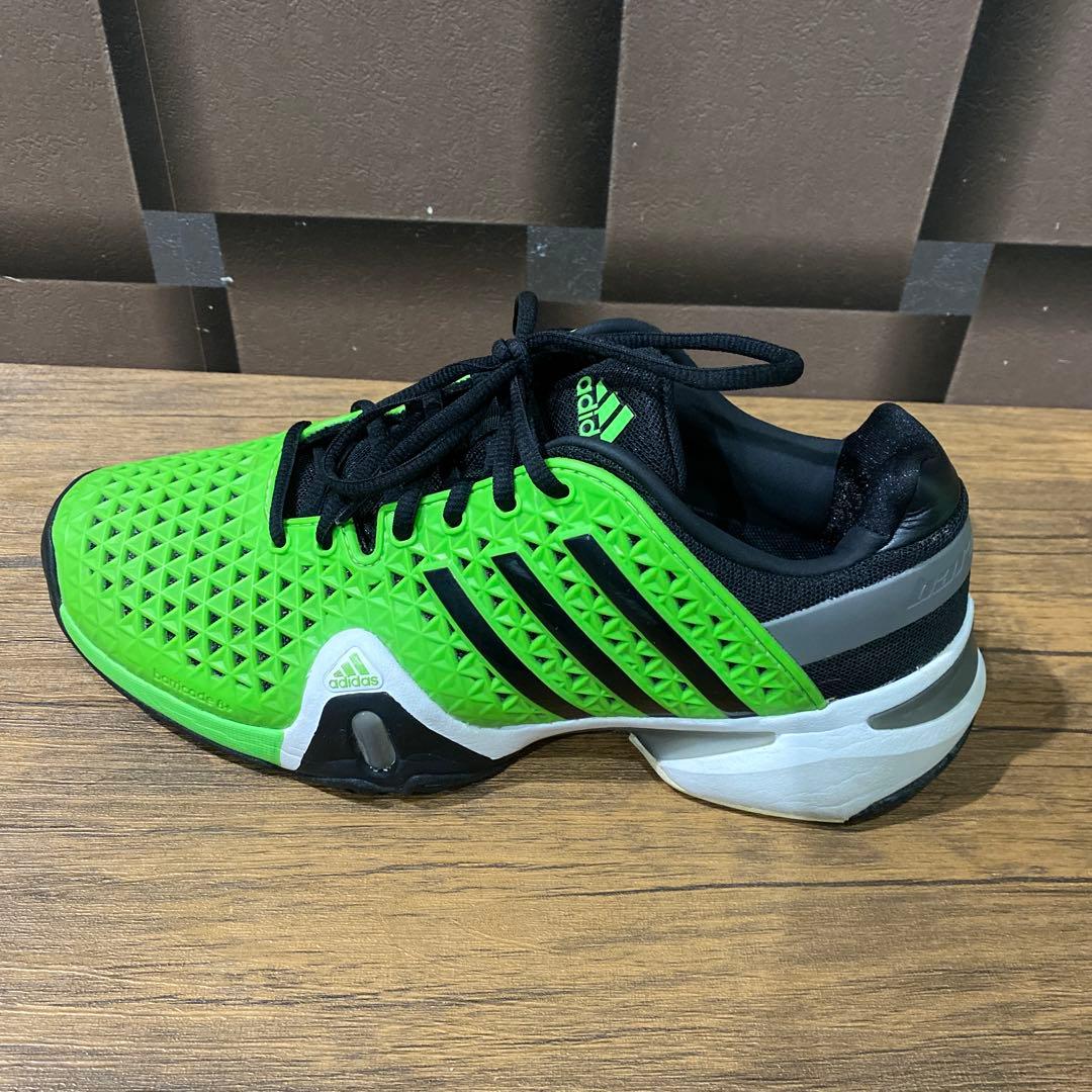 アディダス バリケード８plus錦織圭モデルテニスシューズ25.5cm