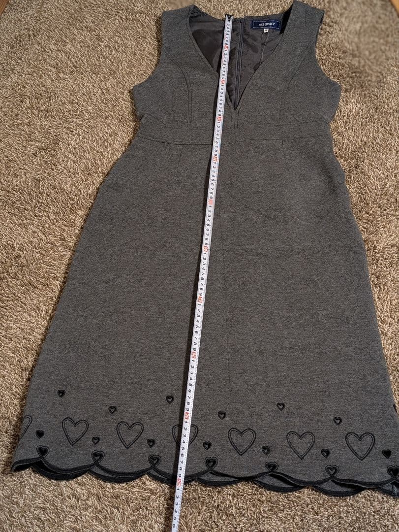 M'S GRACY グレー ノースリーブ ワンピース 38