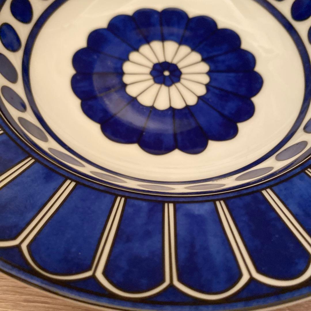 り*こ様 エルメス　お皿　ブルーダイユール