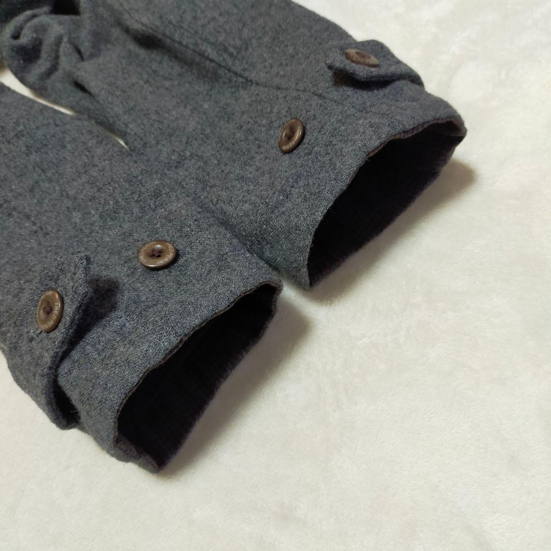 FRED PERRY　リバーシブル　千鳥格子柄　ミドルコート　Мサイズ