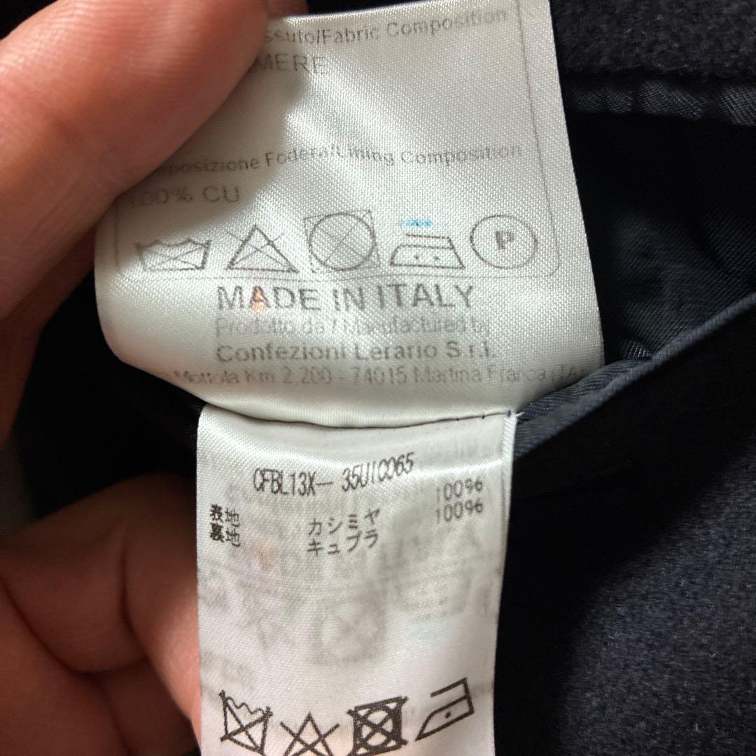 TAGLIATORE（タリアトーレ）美品タカシミヤ　ネイビー チェスターコート