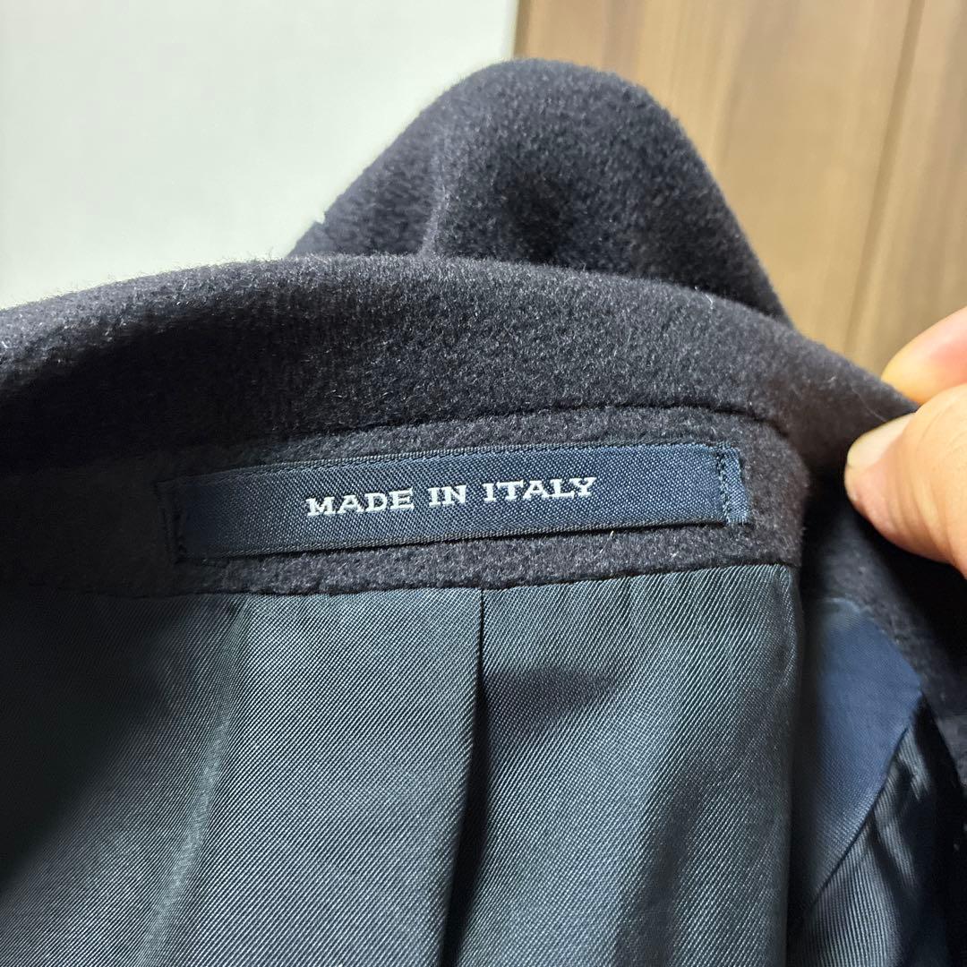 TAGLIATORE（タリアトーレ）美品タカシミヤ　ネイビー チェスターコート