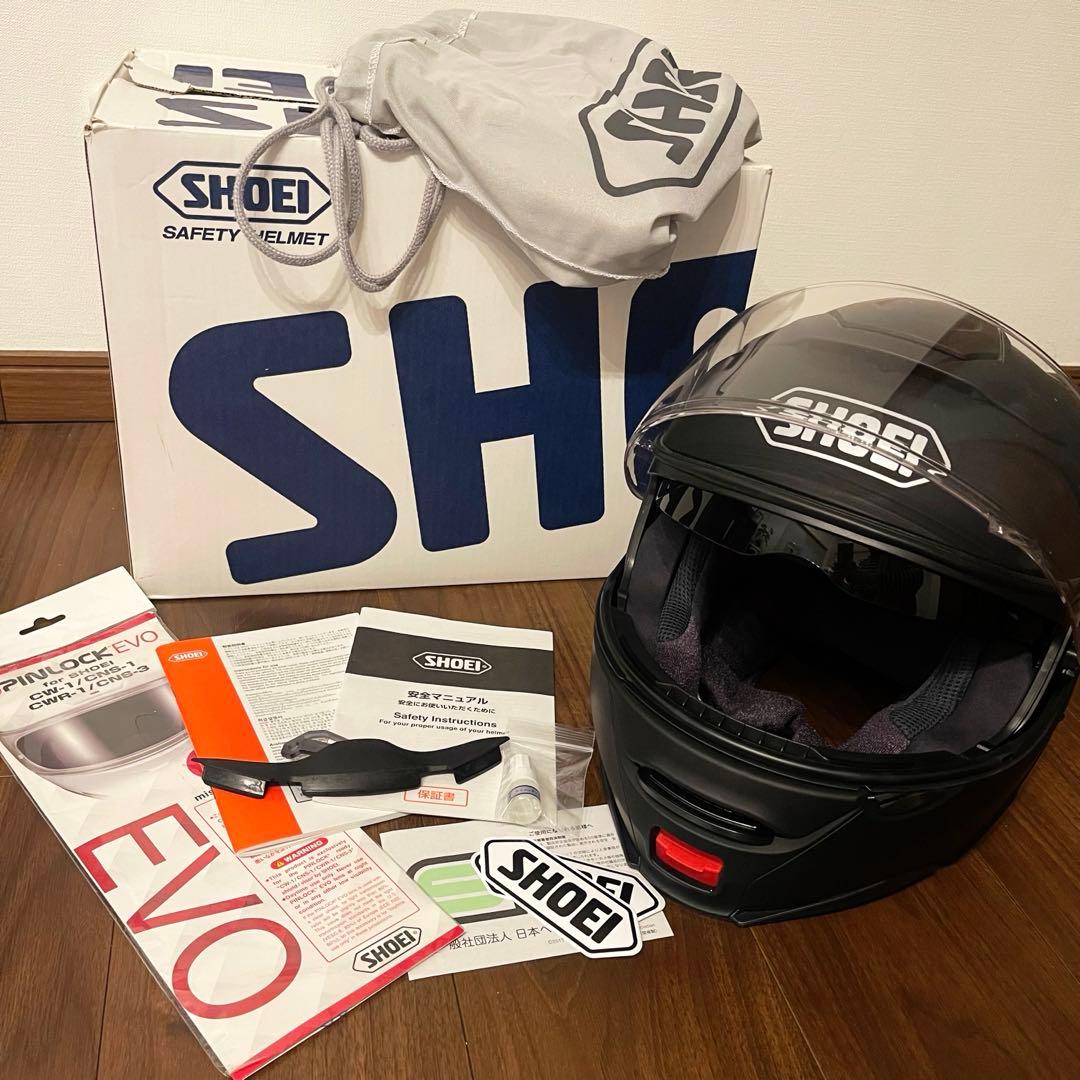 値下！　SHOEI ネオテック2 NEOTECⅡ ヘルメット　M マットブラック