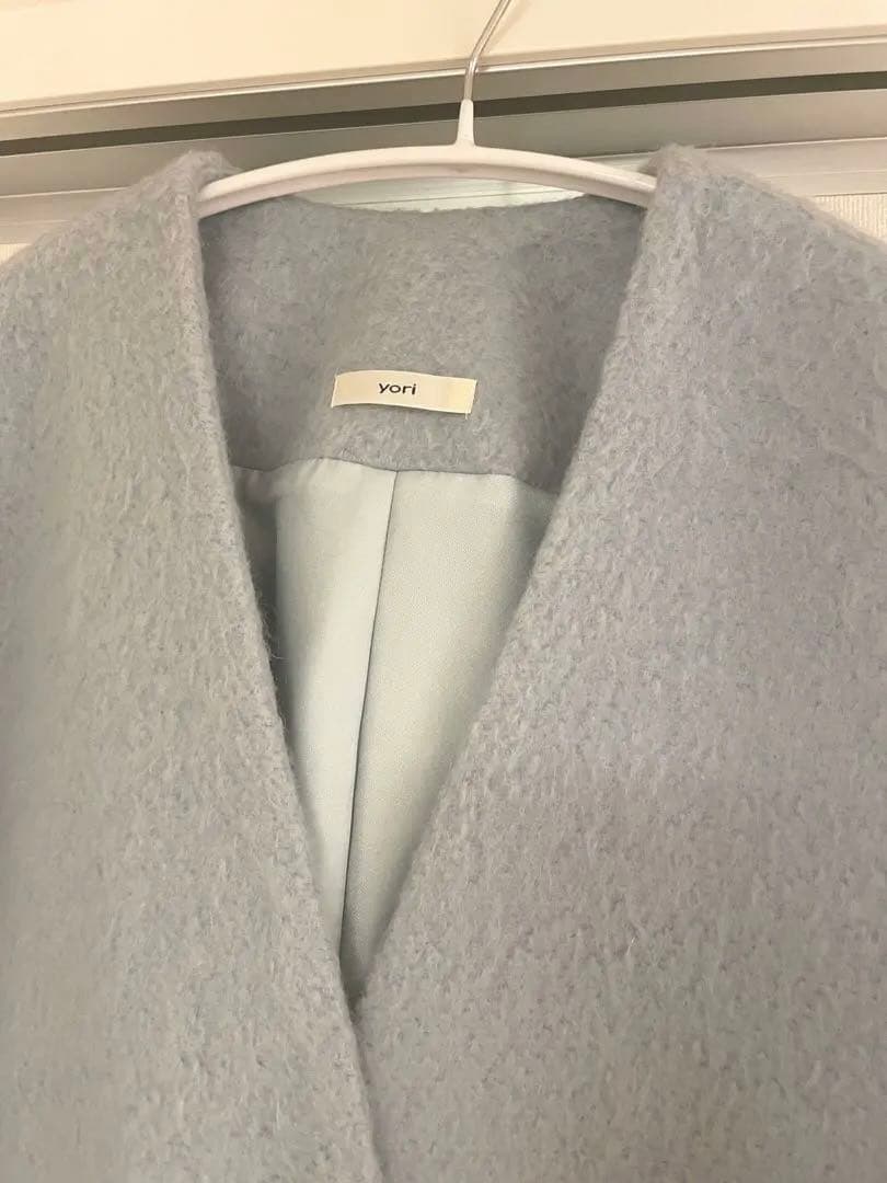 ✴︎美品✴︎yoriウールモヘアシャギージャケット