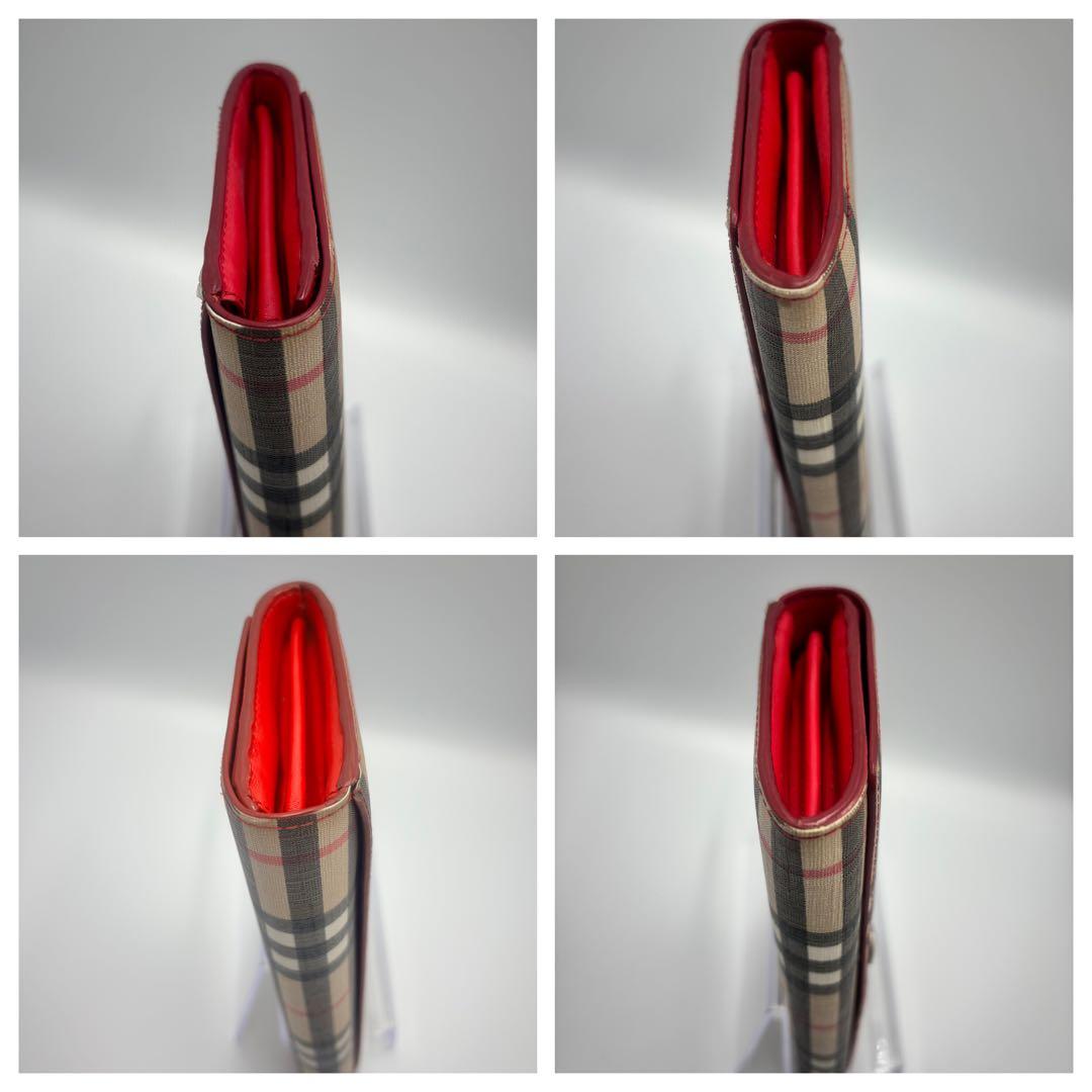 【美品】バーバリー　長財布 ロングウォレット　ノバチェック