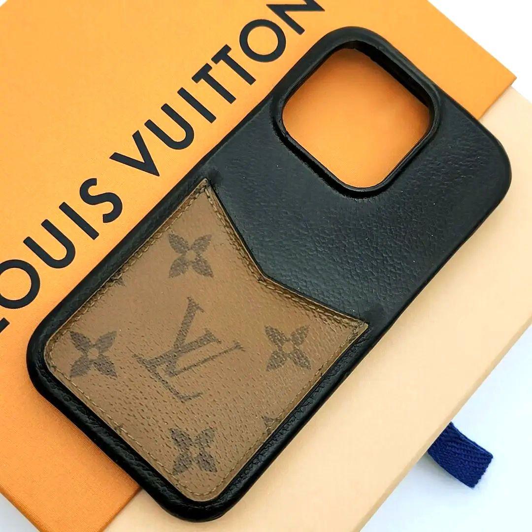 ルイヴィトン iPhone14Pro ケース モノグラムリバース レザー