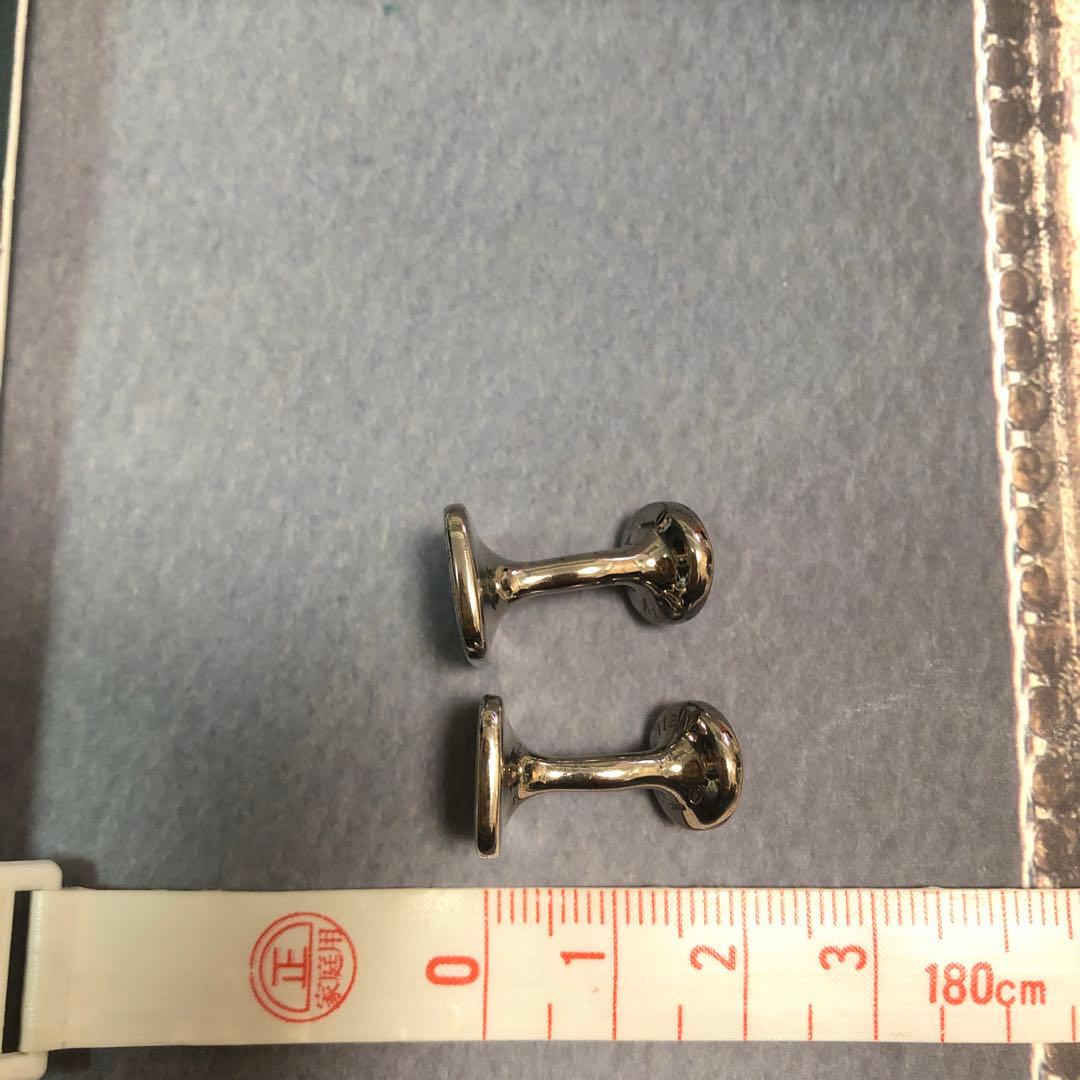 【せるお　美品】BERLUTI カリグラフィーカフリンクス シルバー