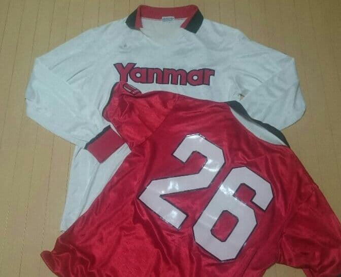 80年代 セレッソ大阪前身ヤンマー 実使用ユニフォーム 2枚セット
