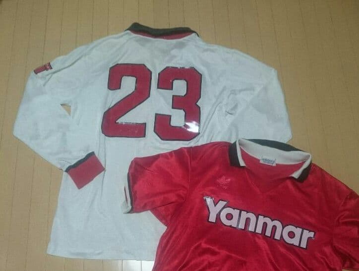 80年代 セレッソ大阪前身ヤンマー 実使用ユニフォーム 2枚セット