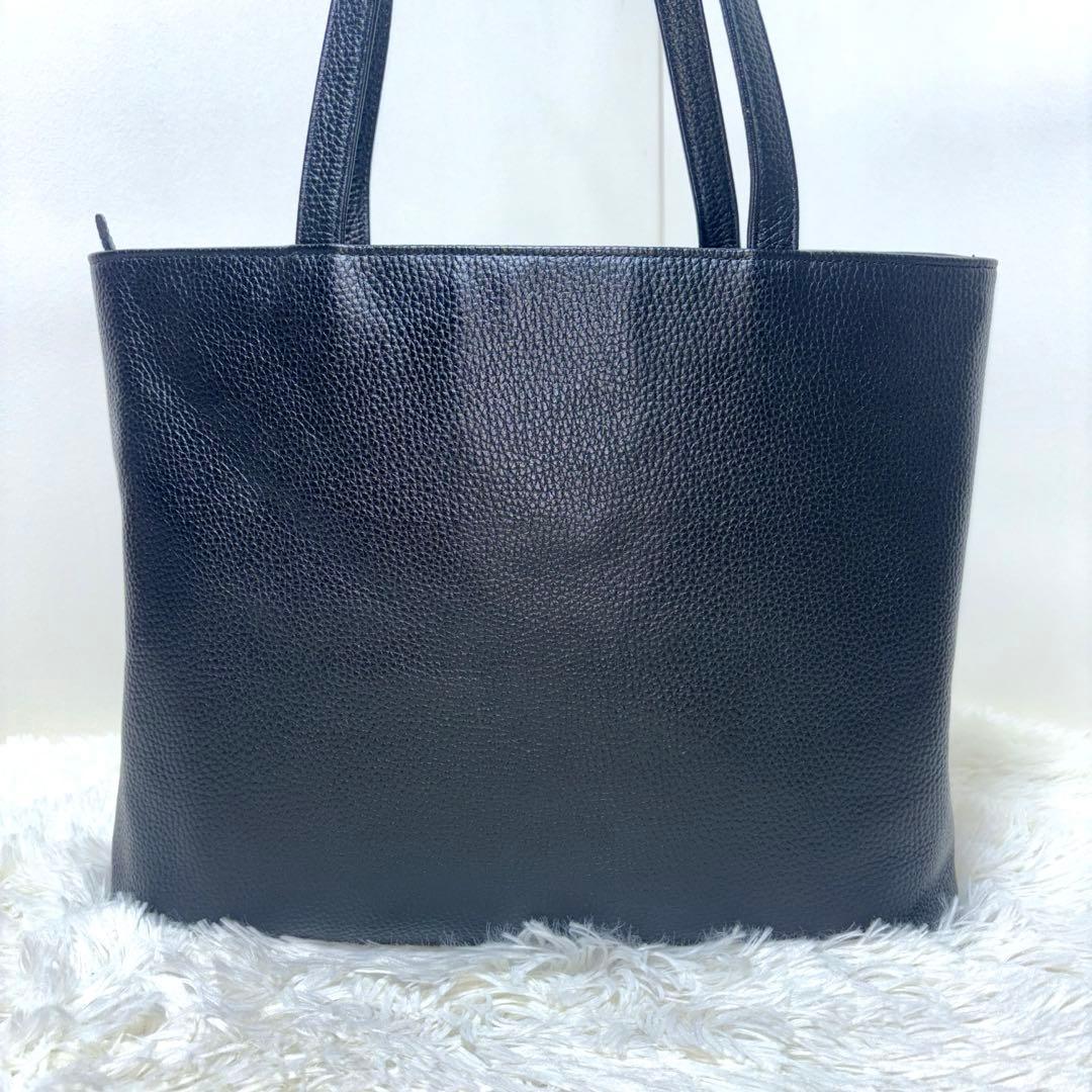 [現行・美品] Hush Tug トートバッグ・ビジネス シボ革 A4 自立