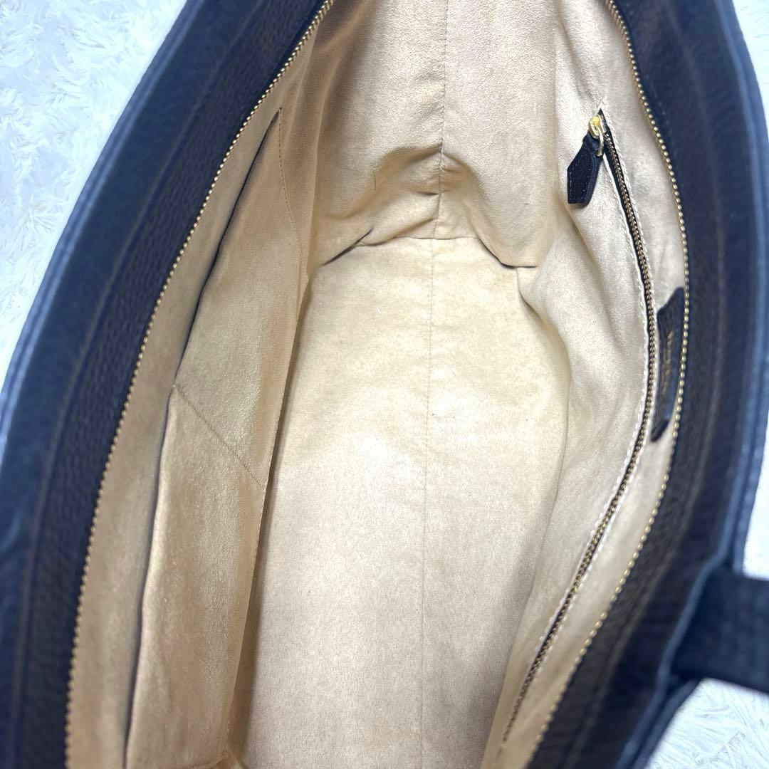 [現行・美品] Hush Tug トートバッグ・ビジネス シボ革 A4 自立